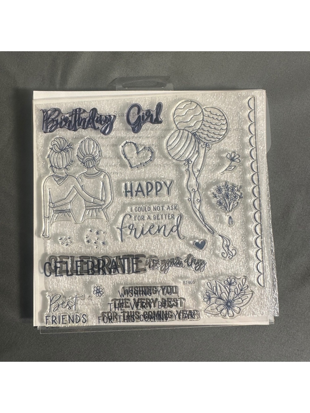 Close To My Heart S1905 To My Bestie Acrylic Stamp Set